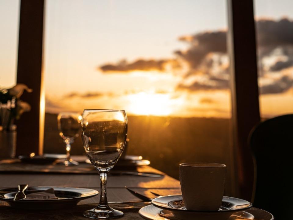 Hotel E Restaurante Giratorio Rf Vision - A Melhor Vista 360 De Грамаду Екстер'єр фото